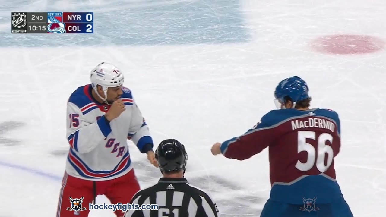 Ryan Reaves vs Kurtis MacDermid Dec 14, 2021