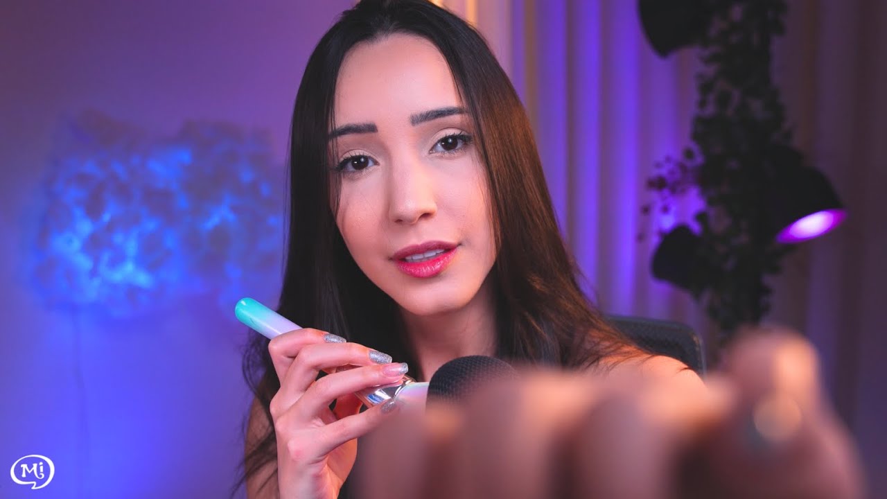 ASMR para quem precisa dormir URGENTEMENTE 🌙 (tuc tuc, pincel brush, mouth sounds, ticoli ...)