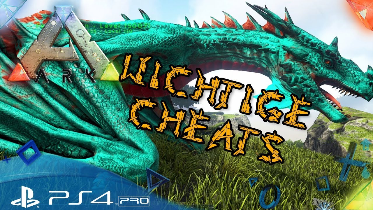 ARK PS4 🇩🇪 Die wichtigsten Cheats - Let´s Play ARK Survival Evolved Server Deutsch
