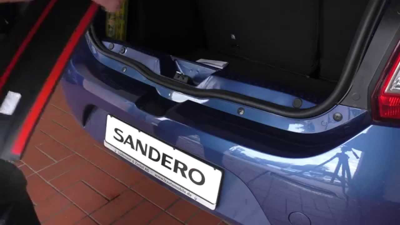 Dacia Sandero II / Stepway II Ladekantenschutz + Innerer Ladekantenschutz