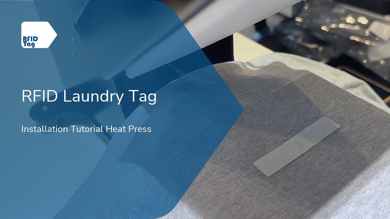 RFID Laundry Tag Installation Tutorial - Heat Press