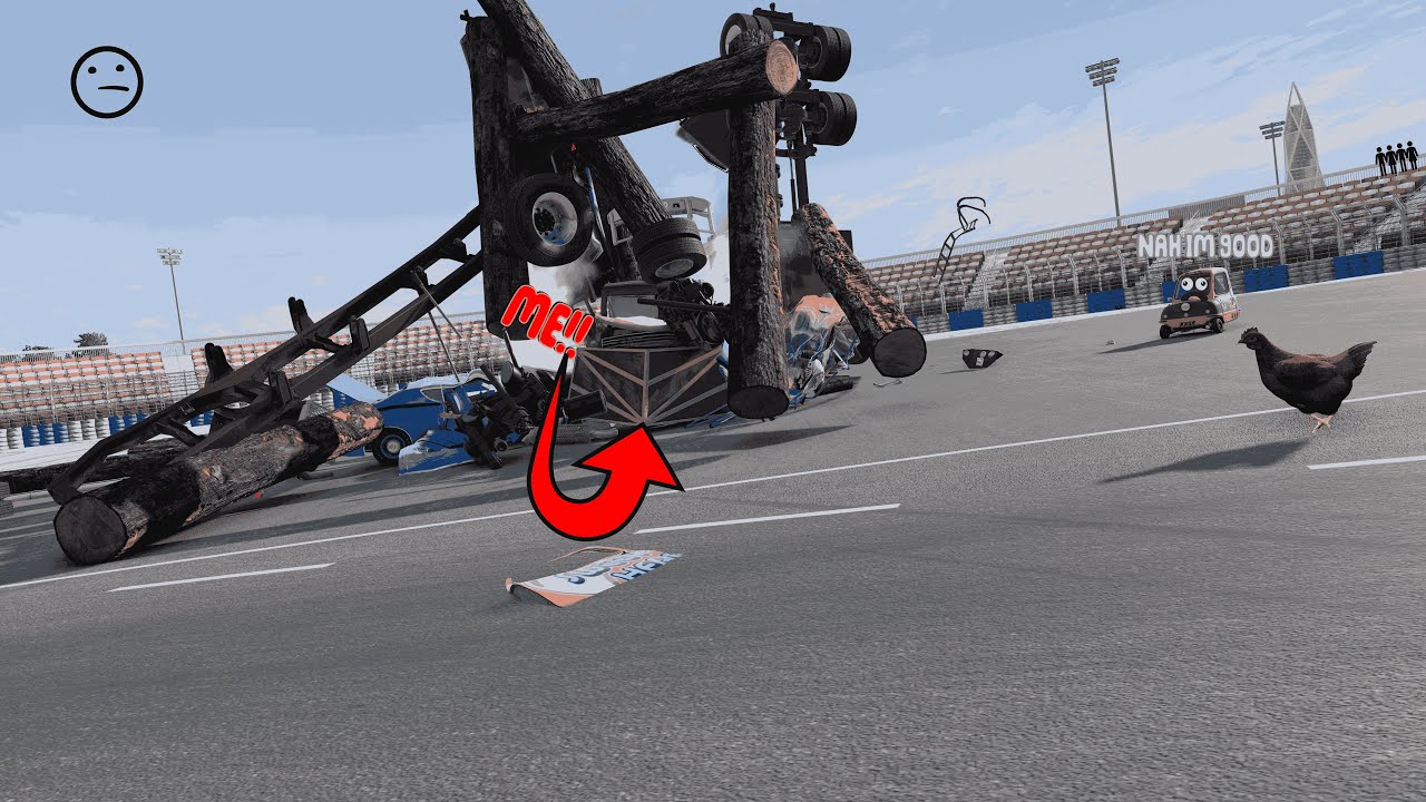 Trying to DESTROY The STRONGEST Car in Beam-Ng with the CHAOS MOD!?!!? (Beam-NG Drive MODS)