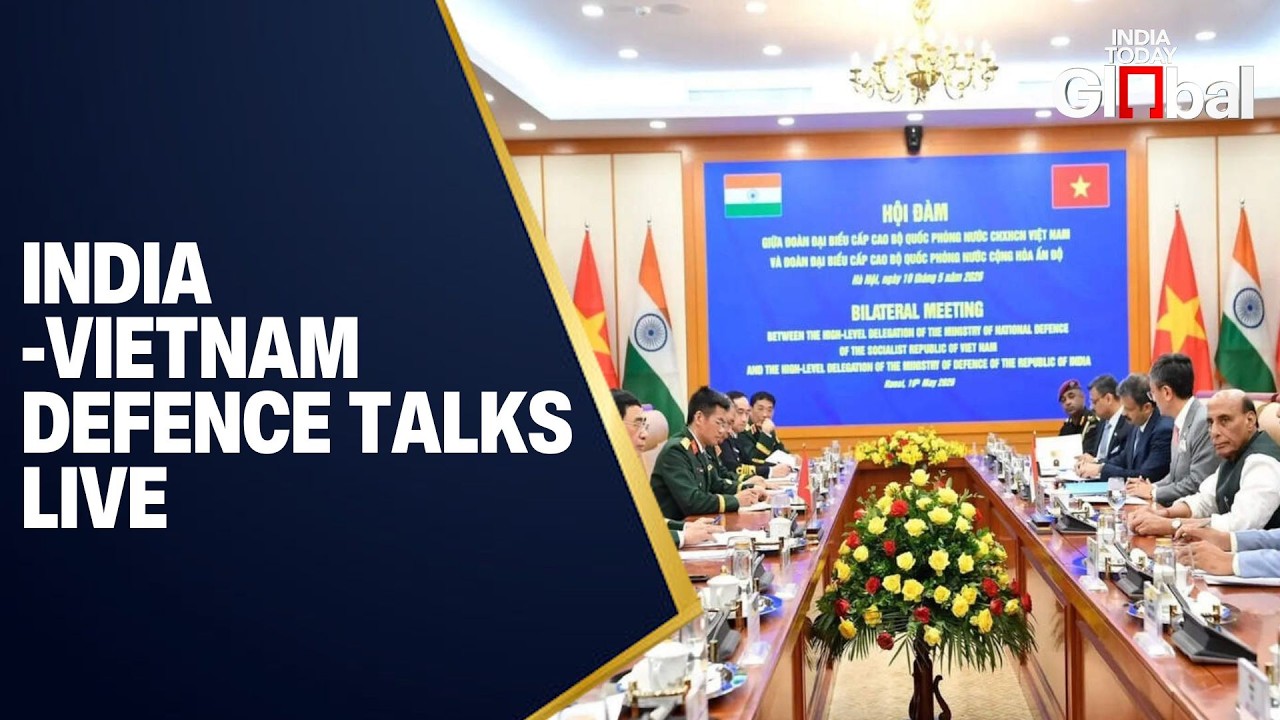 LIVE: Rajnath Singh Holds Key Bilateral Defence Talks in Vietnam