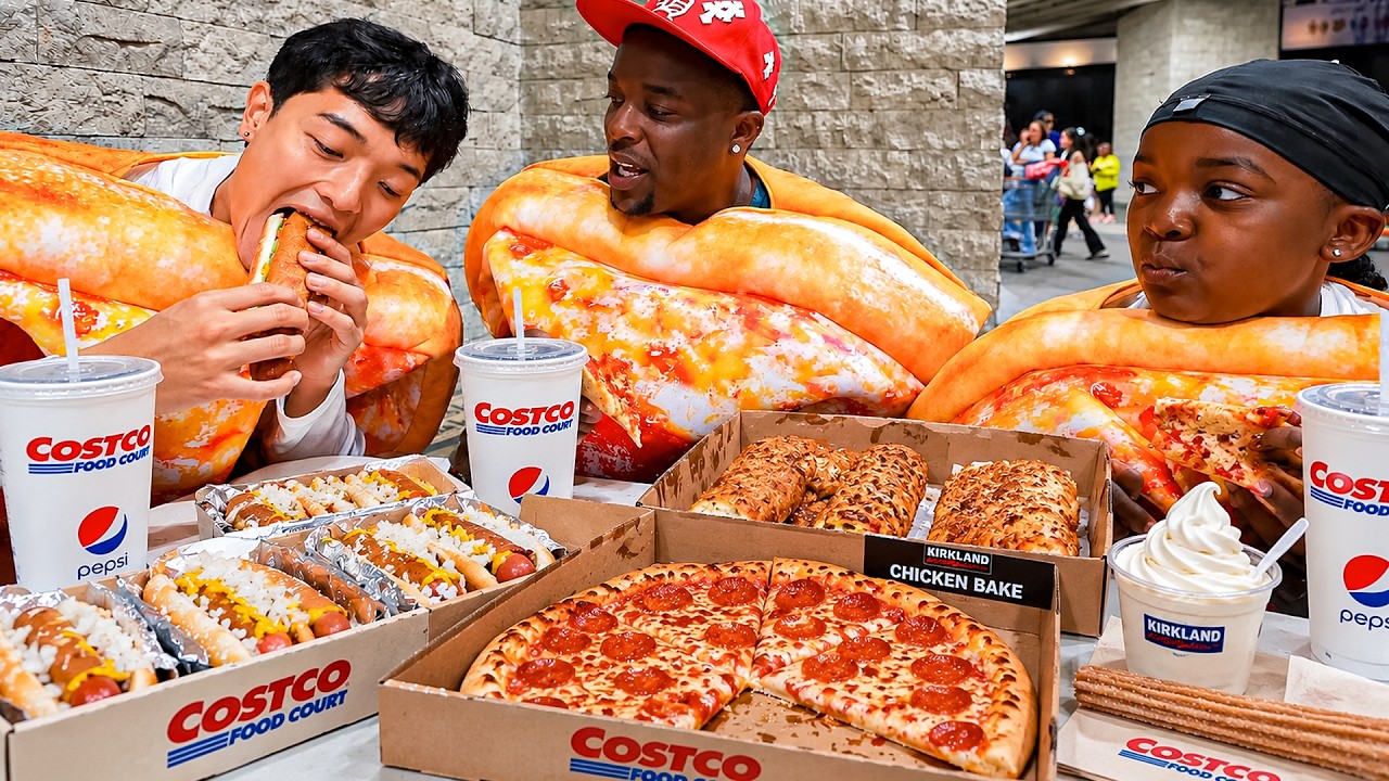 Пробуем всё меню Costco.. (с участием JasonTheWeen и WooWop)