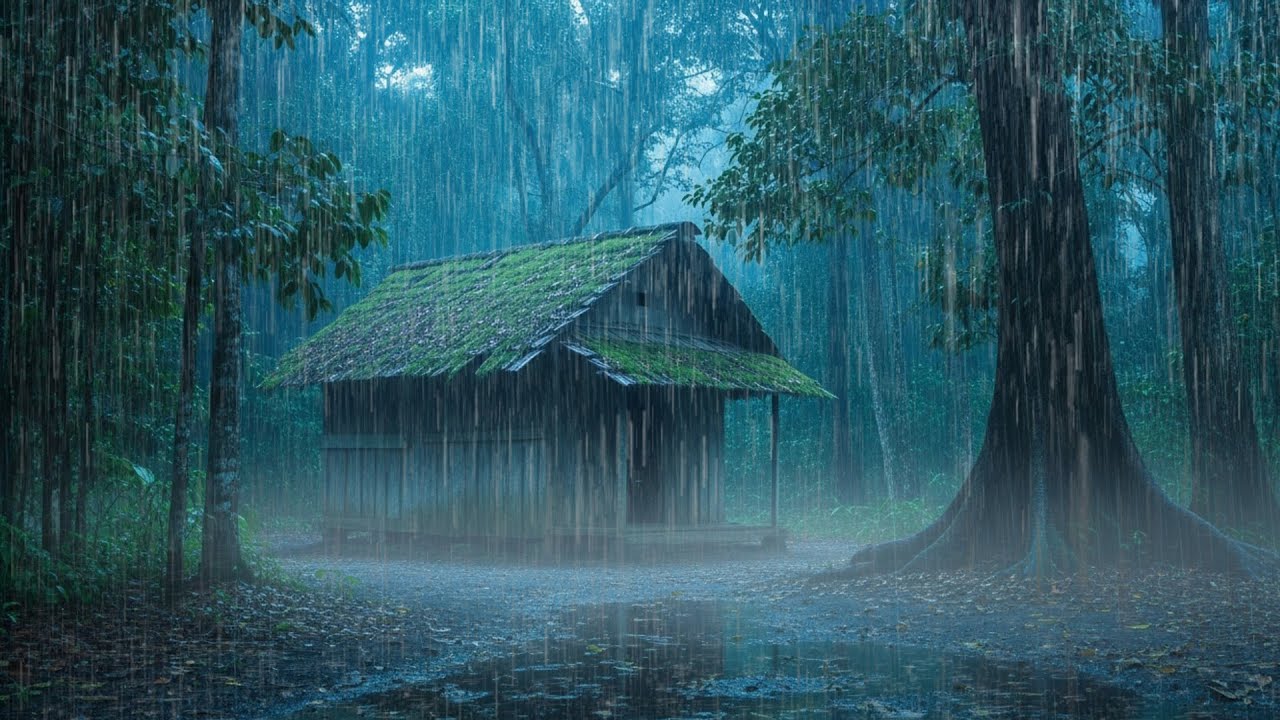 🔴 Calming Thunderstorm Rain LIVE 24/7 🌧️ Relax, Sleep Deep & Unwind
