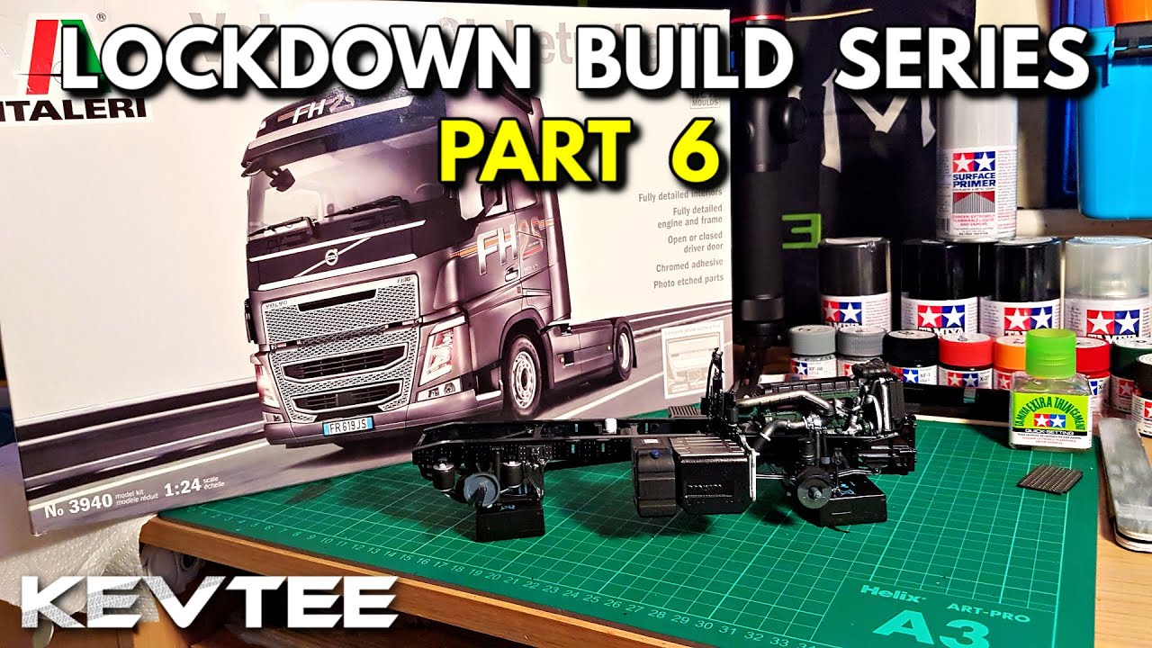 Italeri Volvo FH Globetrotter | More Chassis Building | Part 6
