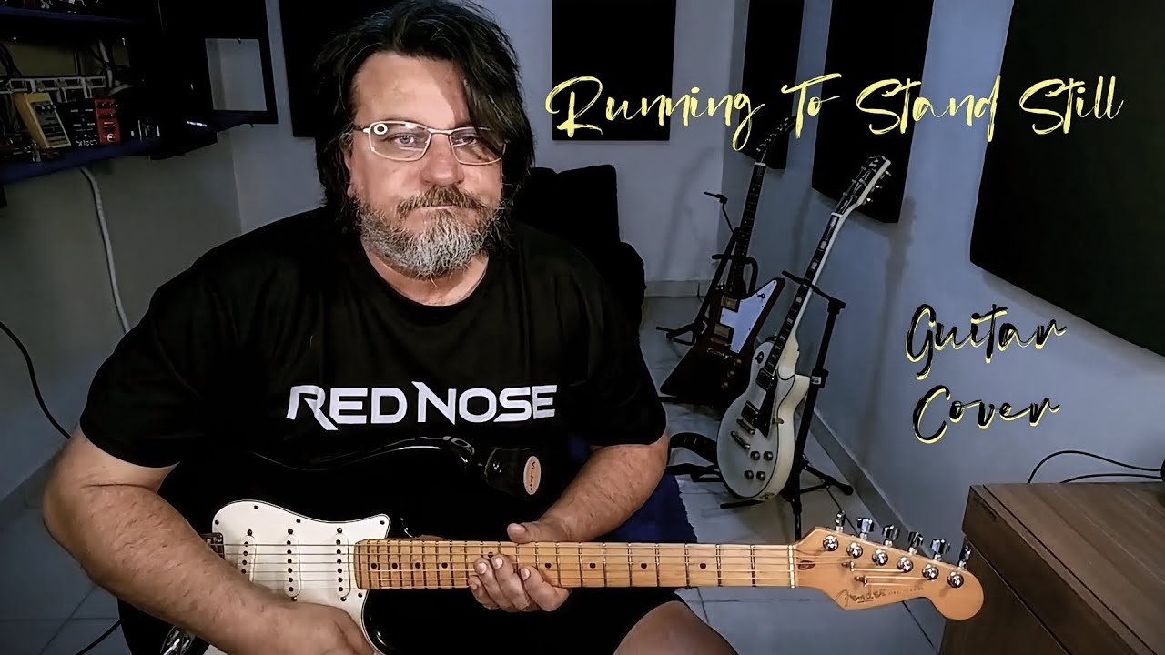 U2 RUNNING TO STAND STILL - GUITAR COVER (LIVE ZOO TV)