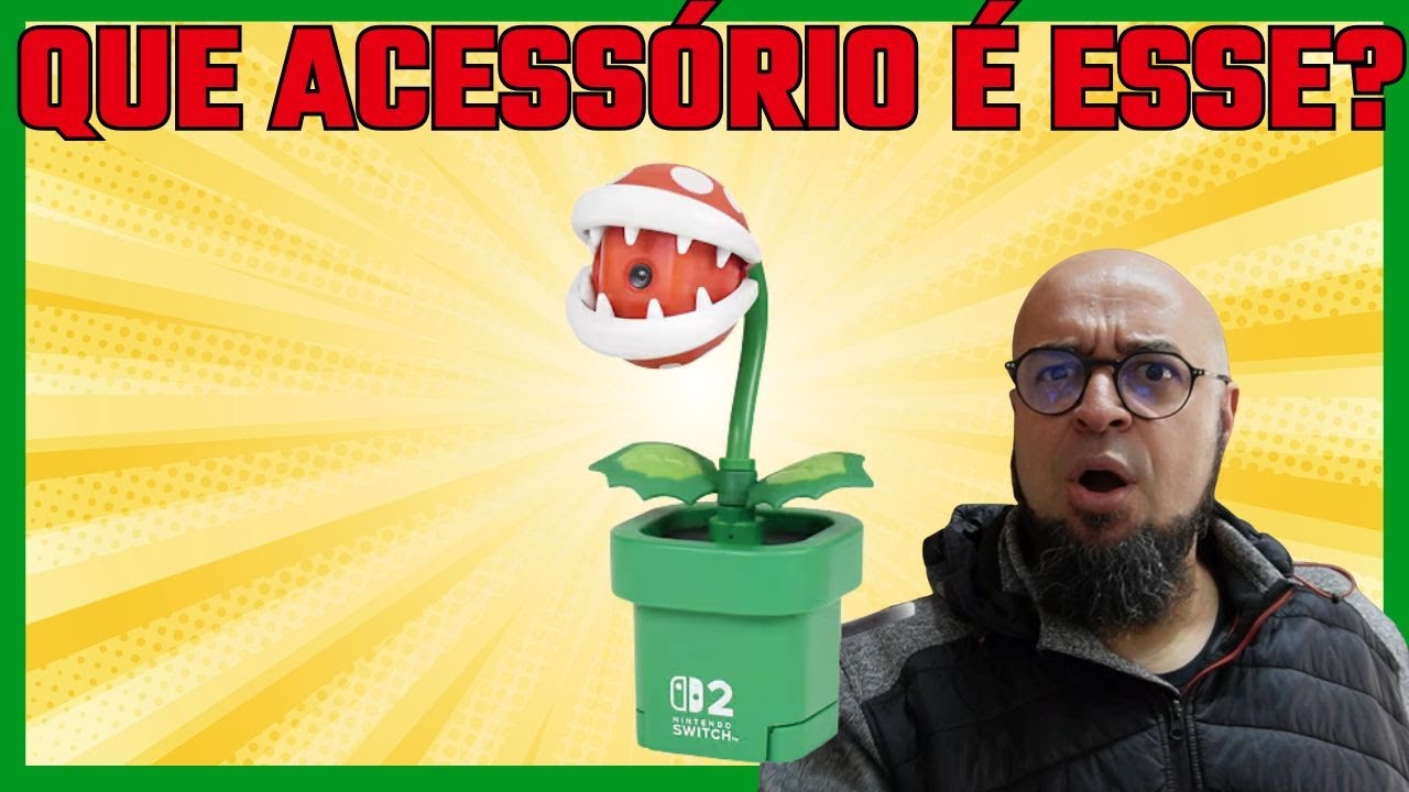 A Nintendo ENLOUQUECEU? Uma Câmera PLANTA PIRANHA no Switch 2!