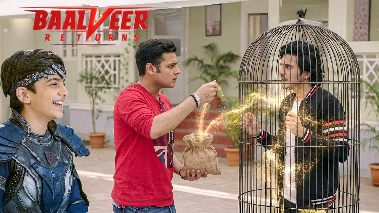 लवीर ने जादुई रेत से किया रे को पिंजरे में क़ैद || Baalveer Returns
