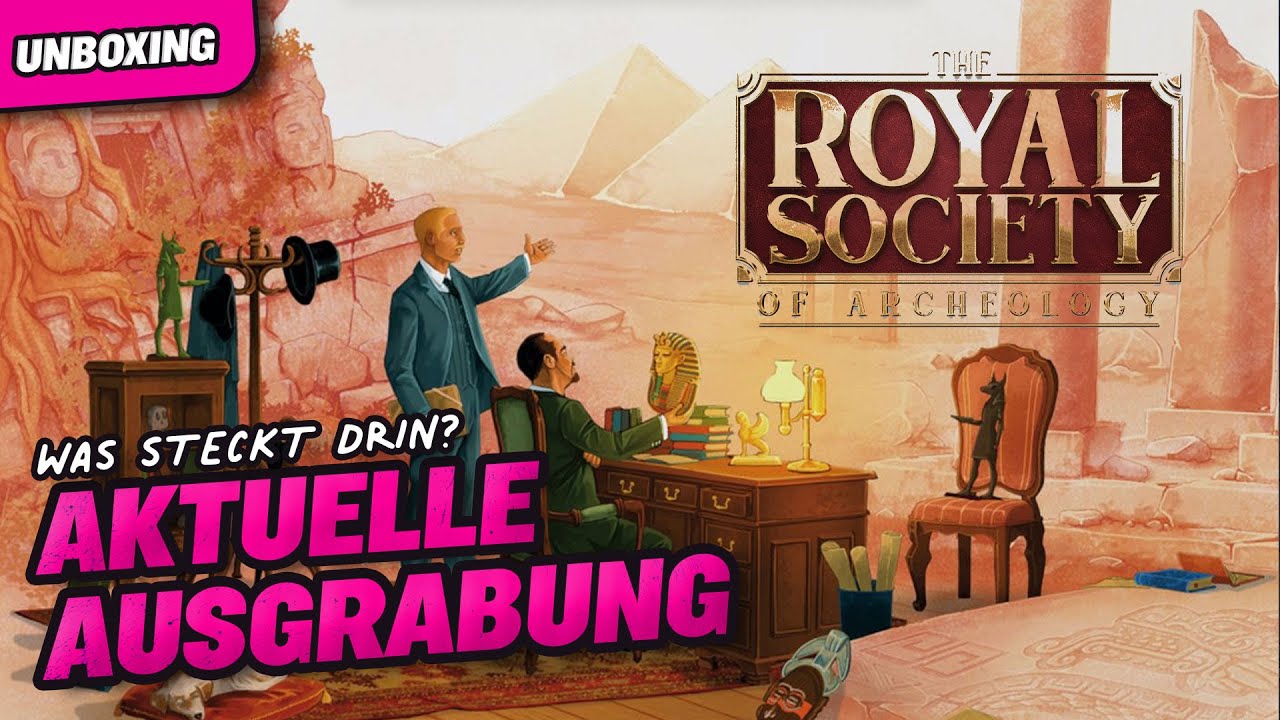 THE ROYAL SOCIETY OF ARCHEOLOGY - Brettspiel - Unboxing