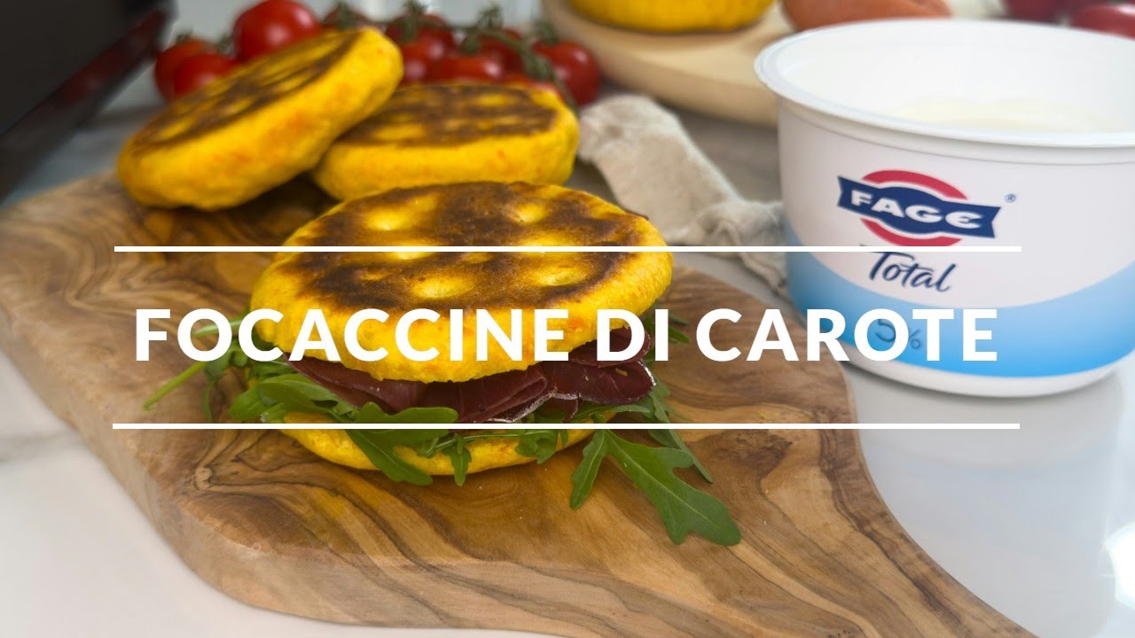 Focaccine di carote