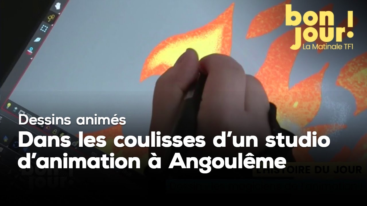 Dessins animés : dans les coulisses d'un studio d'animation à Angoulême｜TF1 INFO