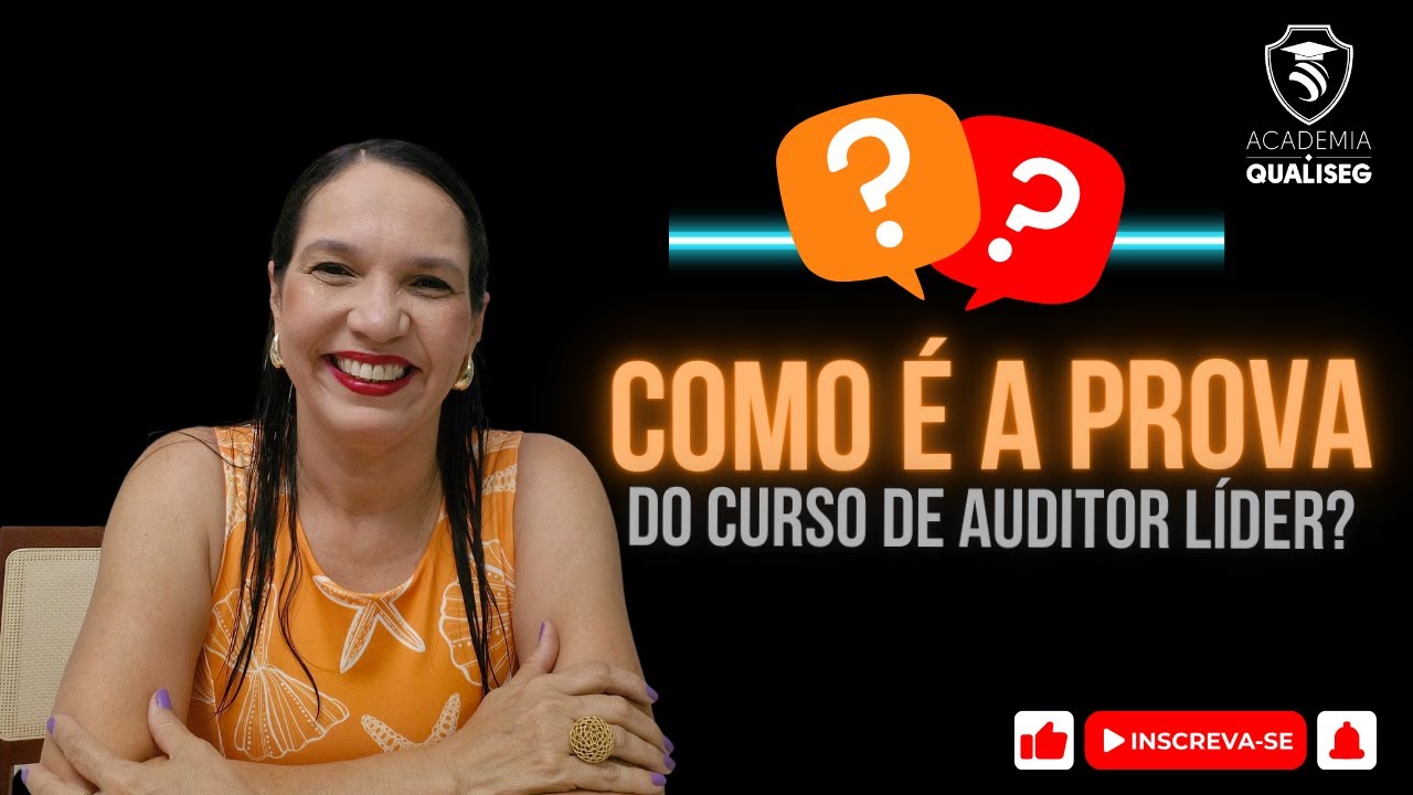 Como é a prova do curso de auditor líder ?