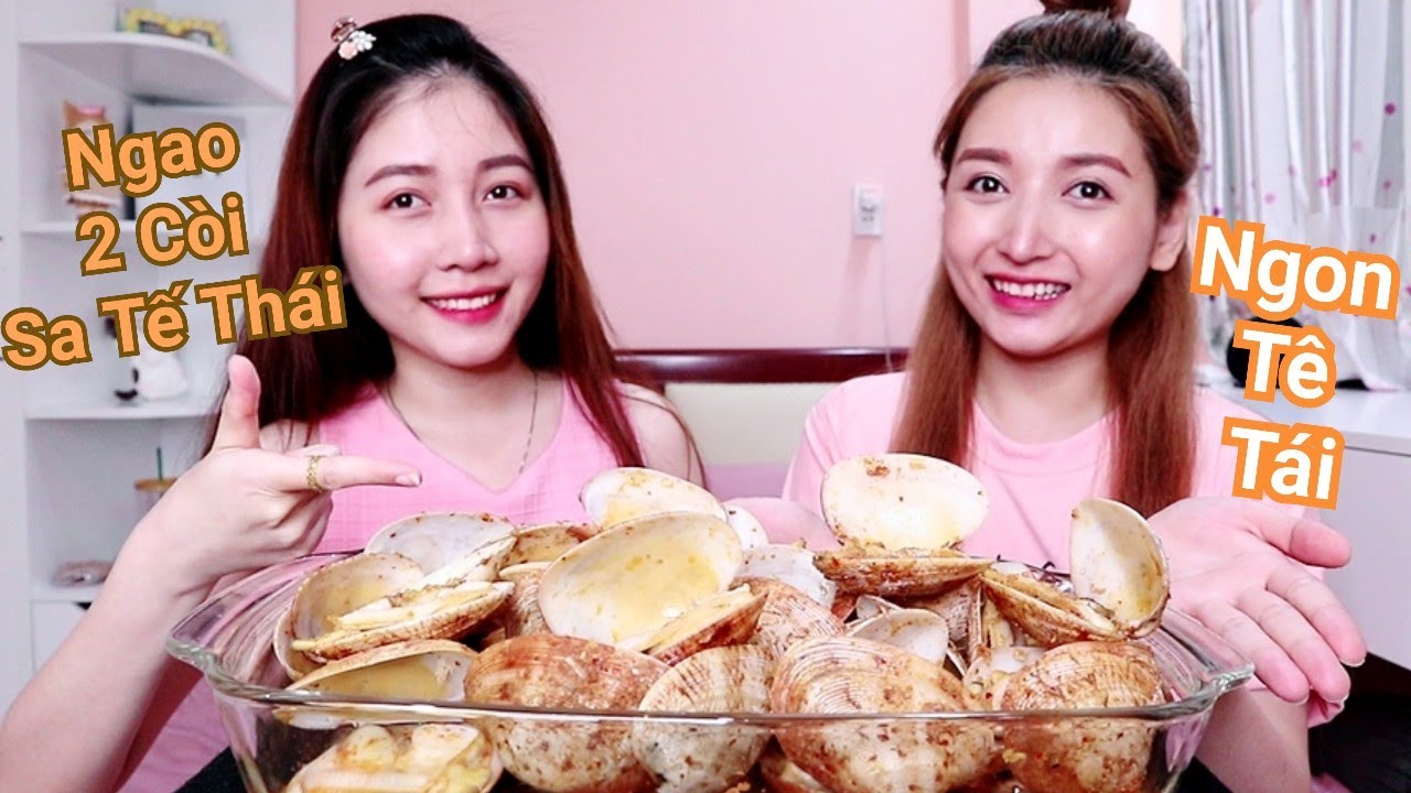 Ăn Ngao 2 Còi Xào Sa Tế Thái Ngon Tê Tái Gì Đâu | SALLY HẠNG