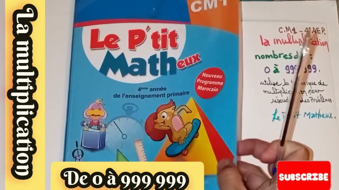 la multiplication :nombres de 0 &agrave; 999 999 :utiliser la technique de la multiplication