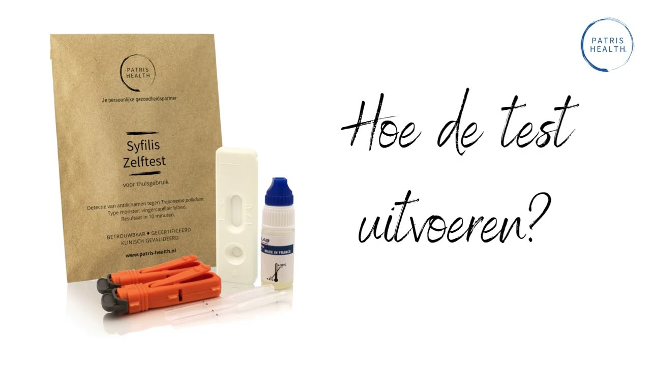 Syfilis Zelftest Patris Health®: Hoe de test uitvoeren?