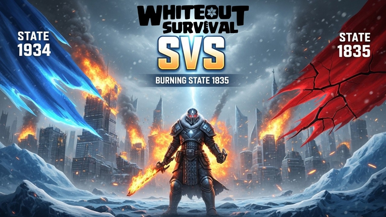 SvS City ATTACKS! | 1934 vs 1835 | Burning State 1835 🔥🔥🔥| [Whiteout Survival]