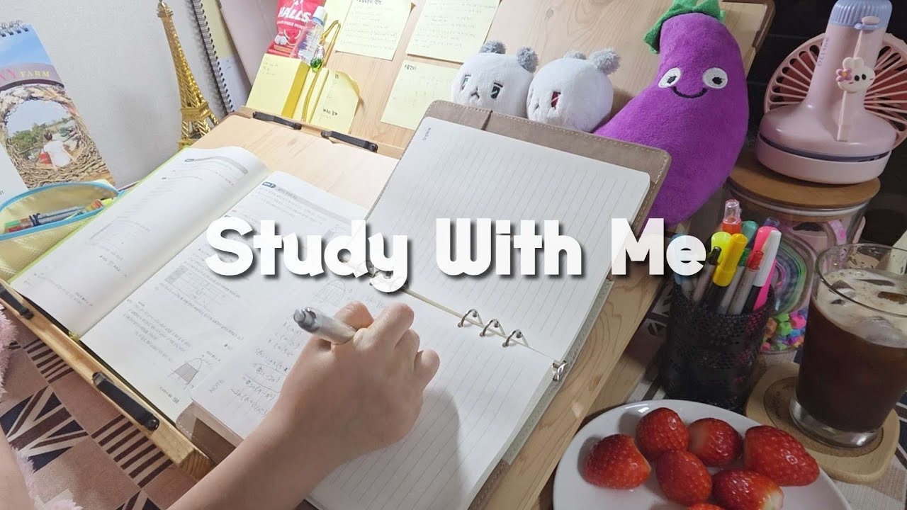 2026.01.10🌙 2h 05m Study With Me | 직장인 스터디 윗미 | ASMR 한적한 시골마을 귀뚜라미 소리가 들리는 밤