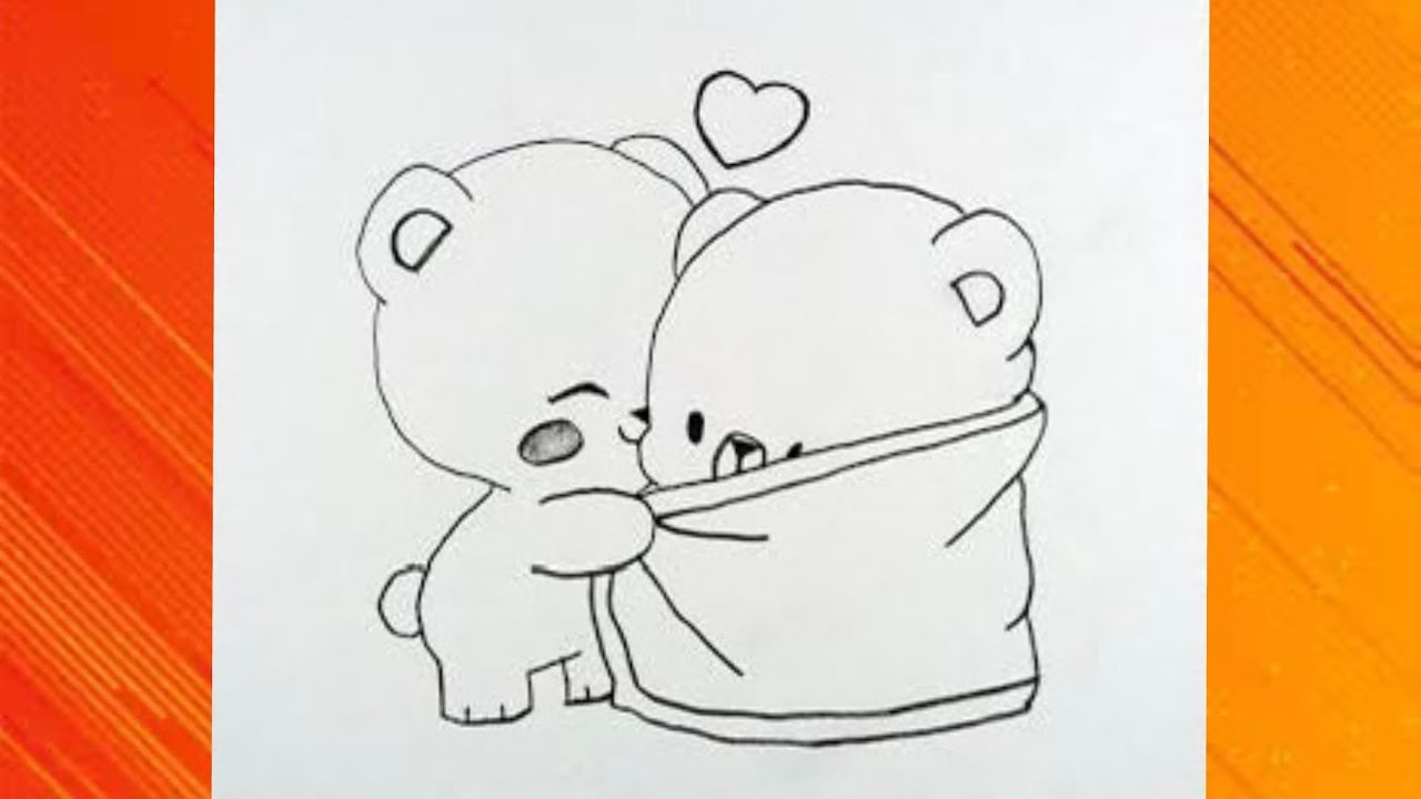 How to draw cute dudu bubu drawing | drawing | easy step | Anku art 