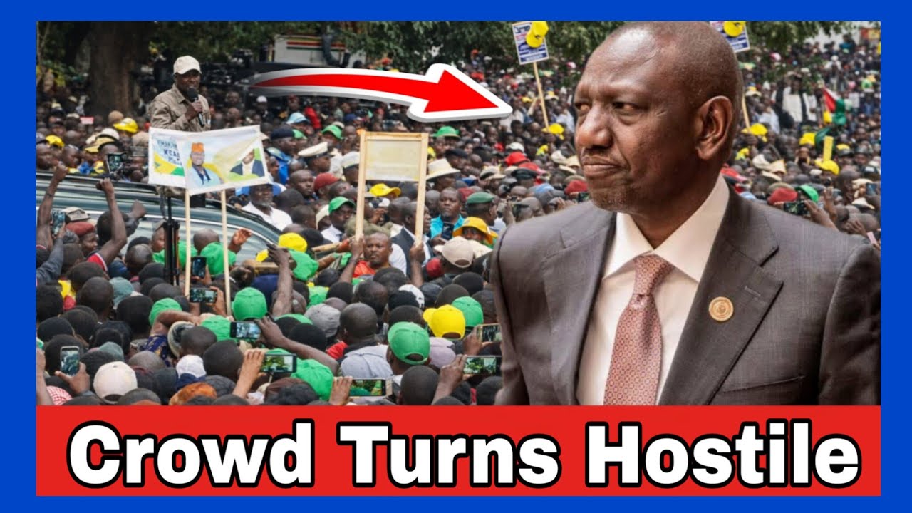 Ruto forced to Dissapear from Bungoma after hostile Crowd rejected Ruto-Wetangula Tutam campaigns