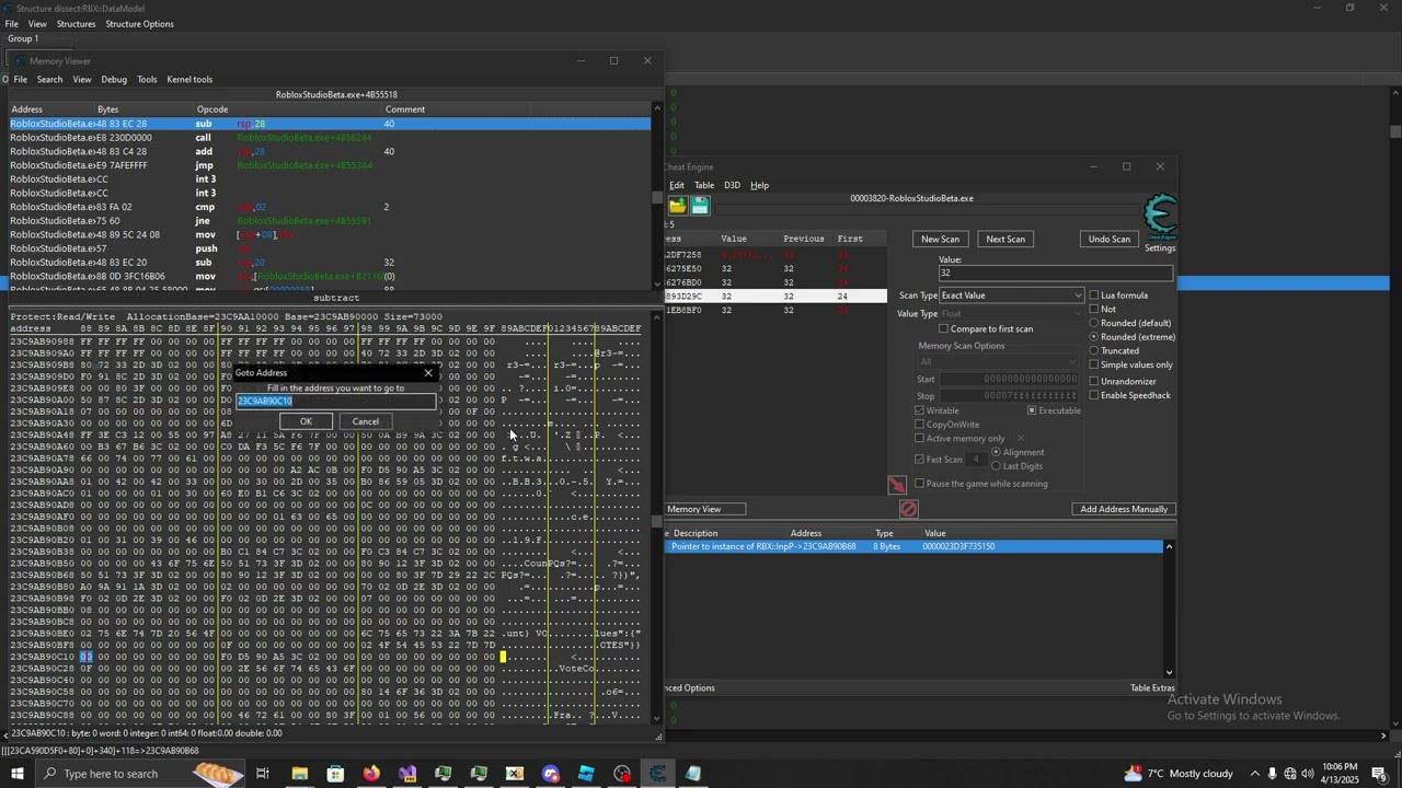 HOW TO FIND DATAMODEL AND EVERY SINGLE OFFSET FOR YOUR EXTERNAL OR INTERNAL IN ROBLOX