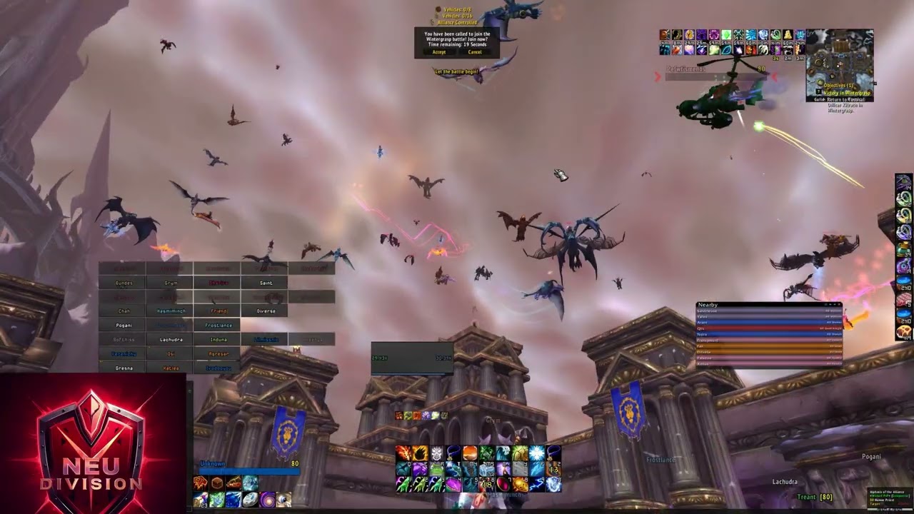 Neu Division vs VINCTUS - on their own in Wintergrasp - 40 v 40 - WARMANE