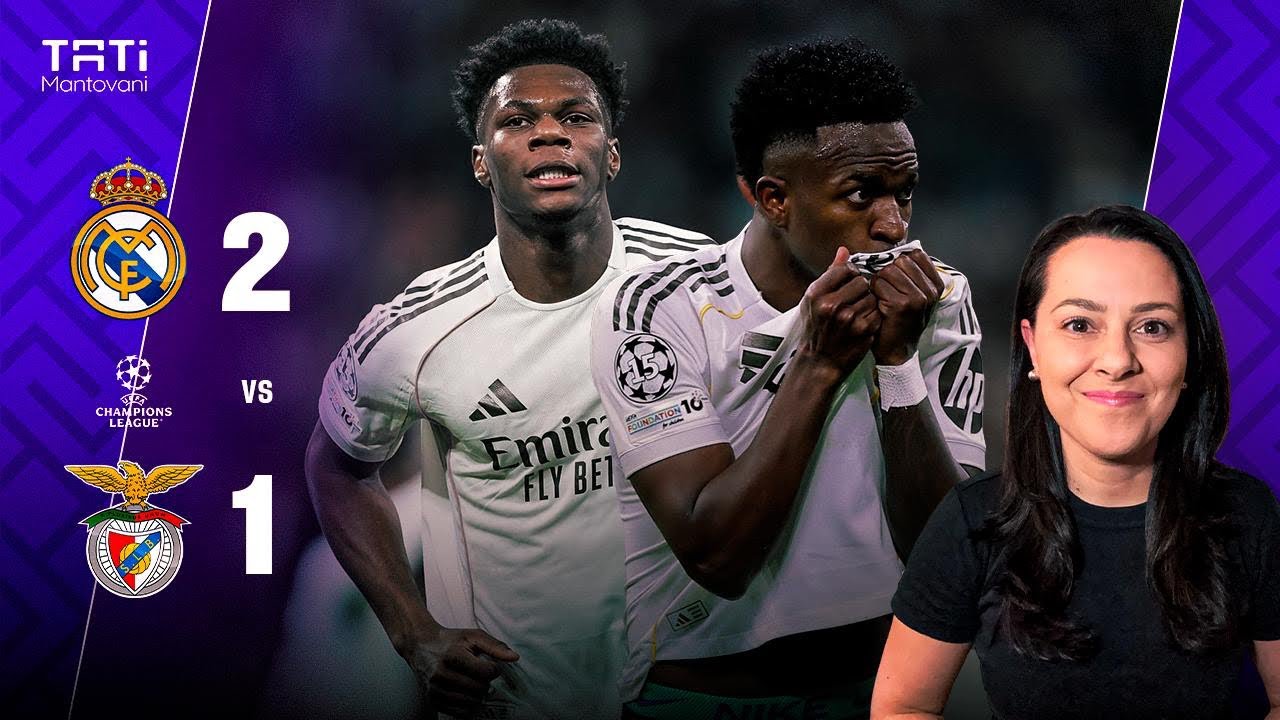 VINI JR BAILA E REAL MADRID ESTÁ NAS OITAVAS DA CHAMPIONS
