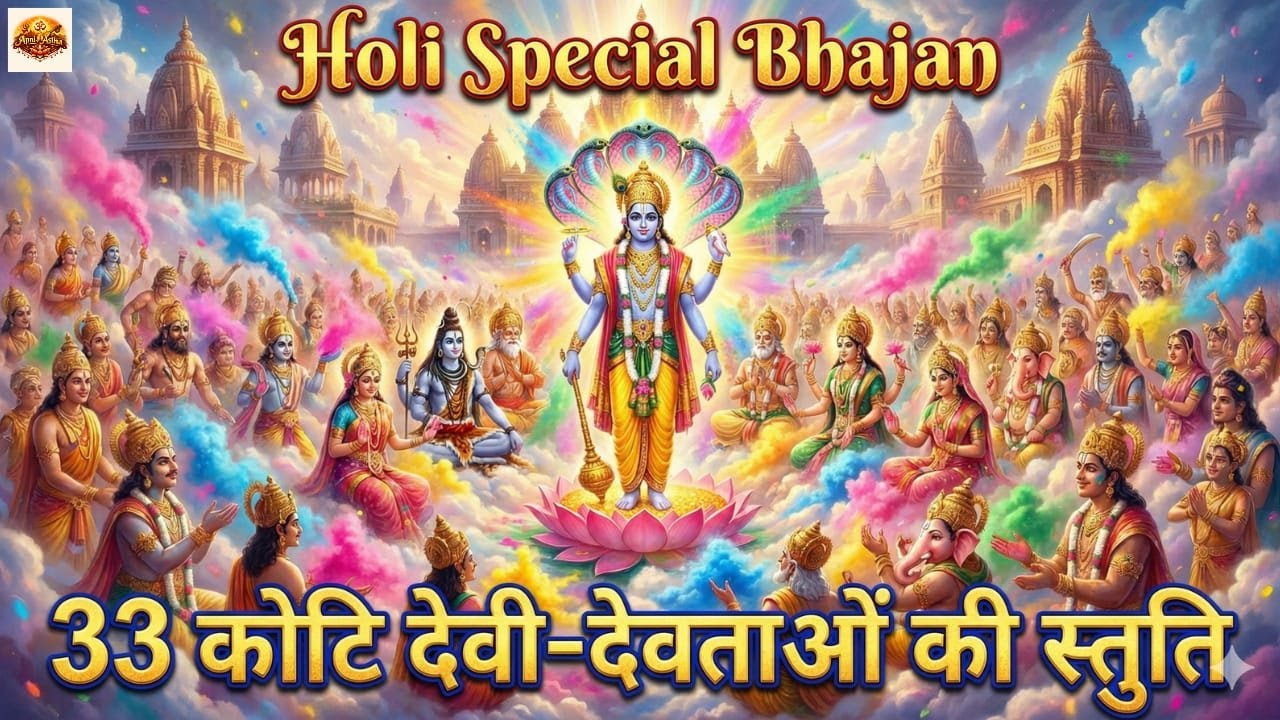 33 कोटि देवी-देवताओं की स्तुति 🙏 सुनते ही चमत्कार | Holi Special stuti | Devo sang kheliye holi
