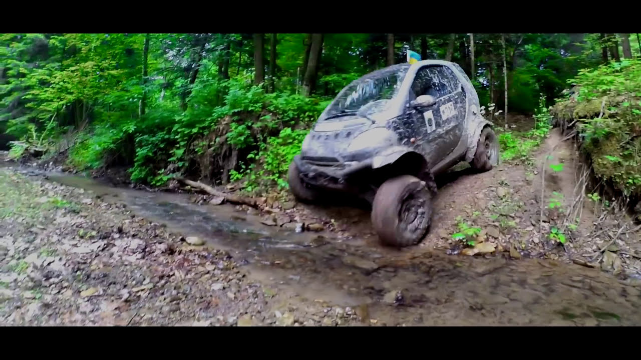 Smart Fortwo vs hard off road / Смарт форту на бездорожье