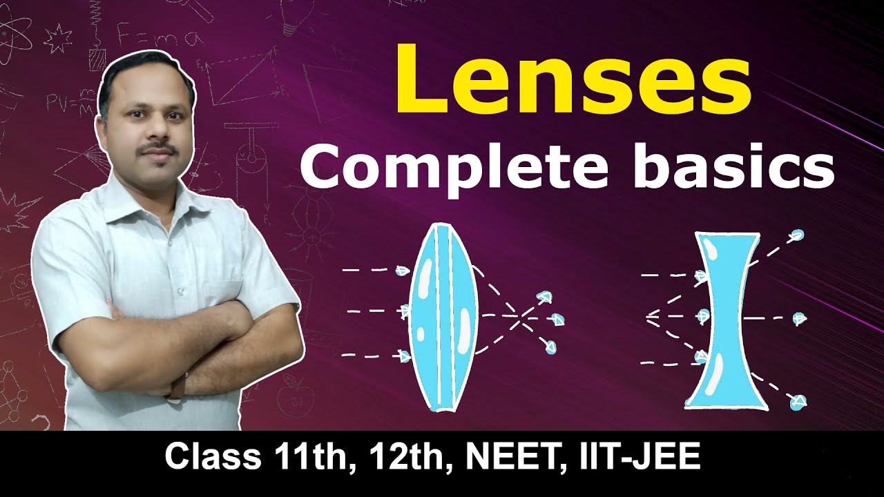 Lenses complete basics and Sign Convention | Ray optics | 12th Physics #cbse