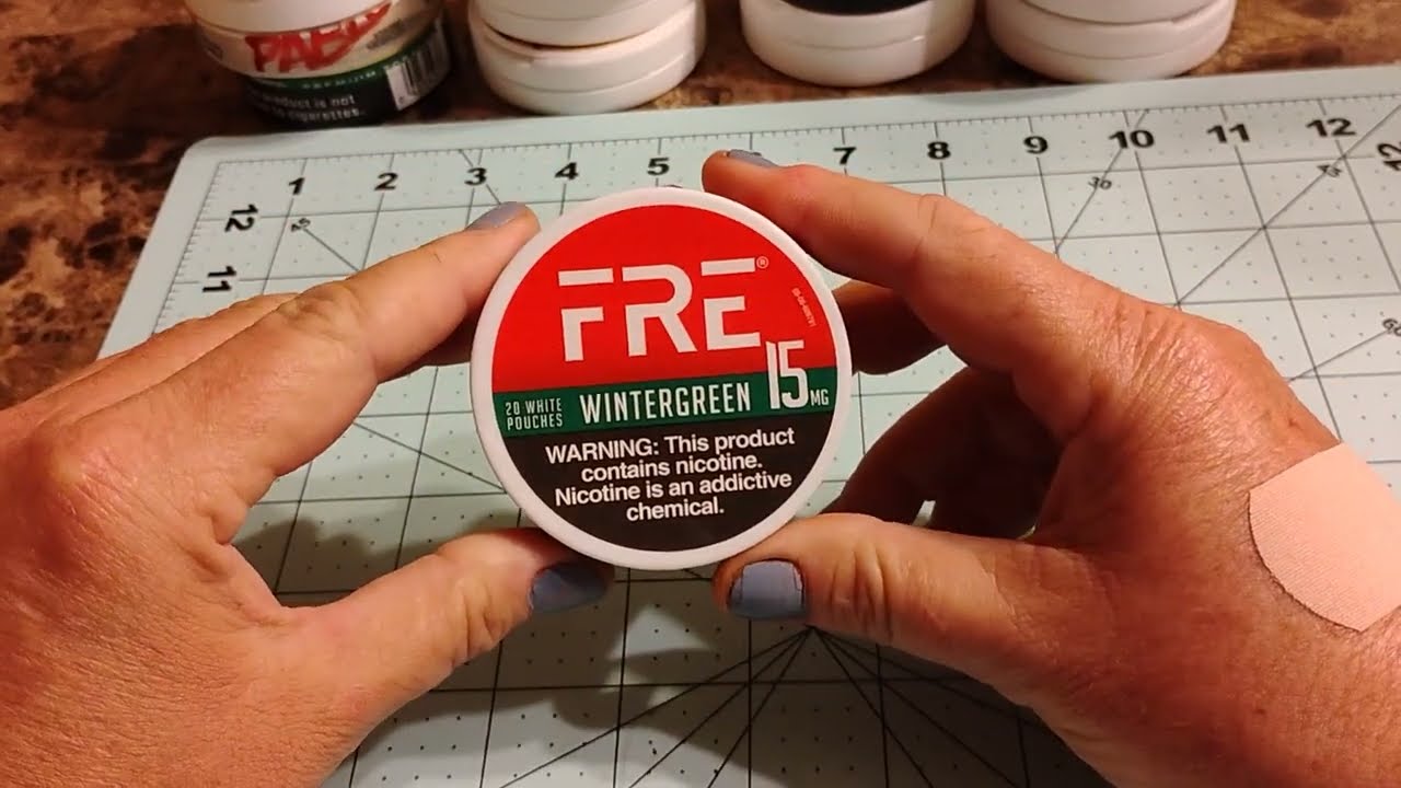 FRE 15 mg Wintergreen Nicotine Pouch Review