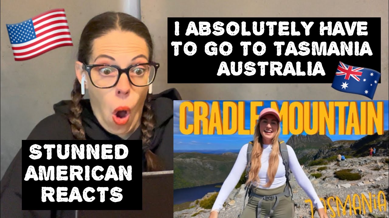 AMERICAN REACTS TO CRADLE MOUNTAIN TASMANIA | AUSTRALIA’S MOST INSANE HIKING DESTINATION 