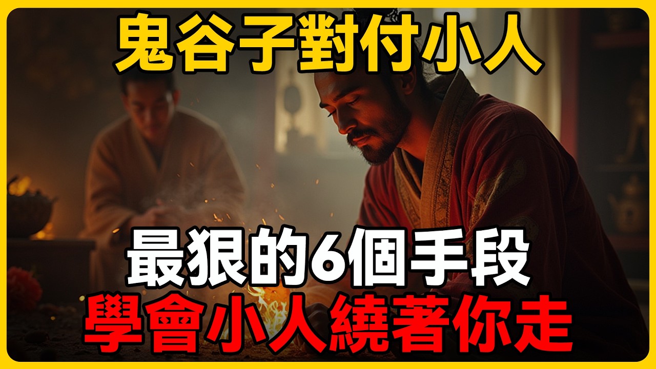 為什麼你總被小人拿捏，鬼谷子教你6個最狠手段，招招致命，專治小人，學會這6招，沒人再敢惹你