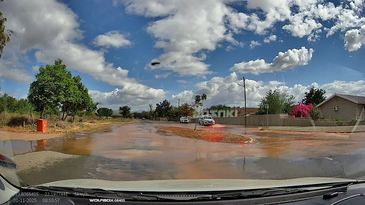 Water, water everywhere! (Park Road South, Oudtshoorn) 