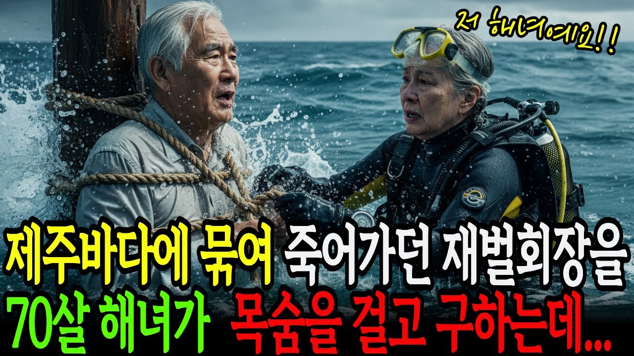 💥제주 바다에 묶여 죽어가던 재벌 회장… 70살 해녀가 목숨 걸고 구하자 드러난 아들의 700억 죄악｜눈물 분노 사이다｜사연라디오｜실화사연｜오디오북