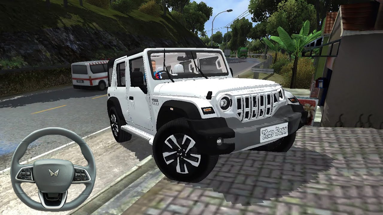 New Mahindra Thar Roxx Driving - Bus Simulator Indonesia - Car Games Android Gameplay #4