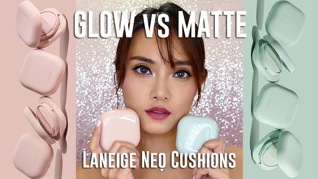 NEW Laneige Neo Cushions: Glow + Matte 8Hr Try-On and Review! (23N)