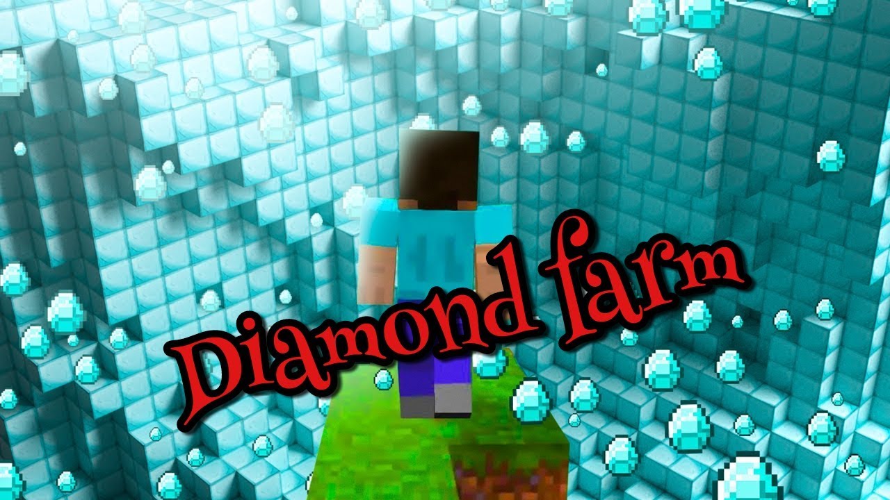Minecraft  - Automatic diamond farm PS4  , farma diament&oacute;w ps4