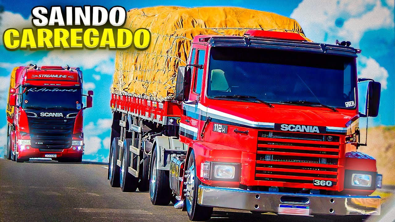SAINDO CARREGADO DE CEBOLA NO COMBOIO PRO CEASA DE LONDRINA