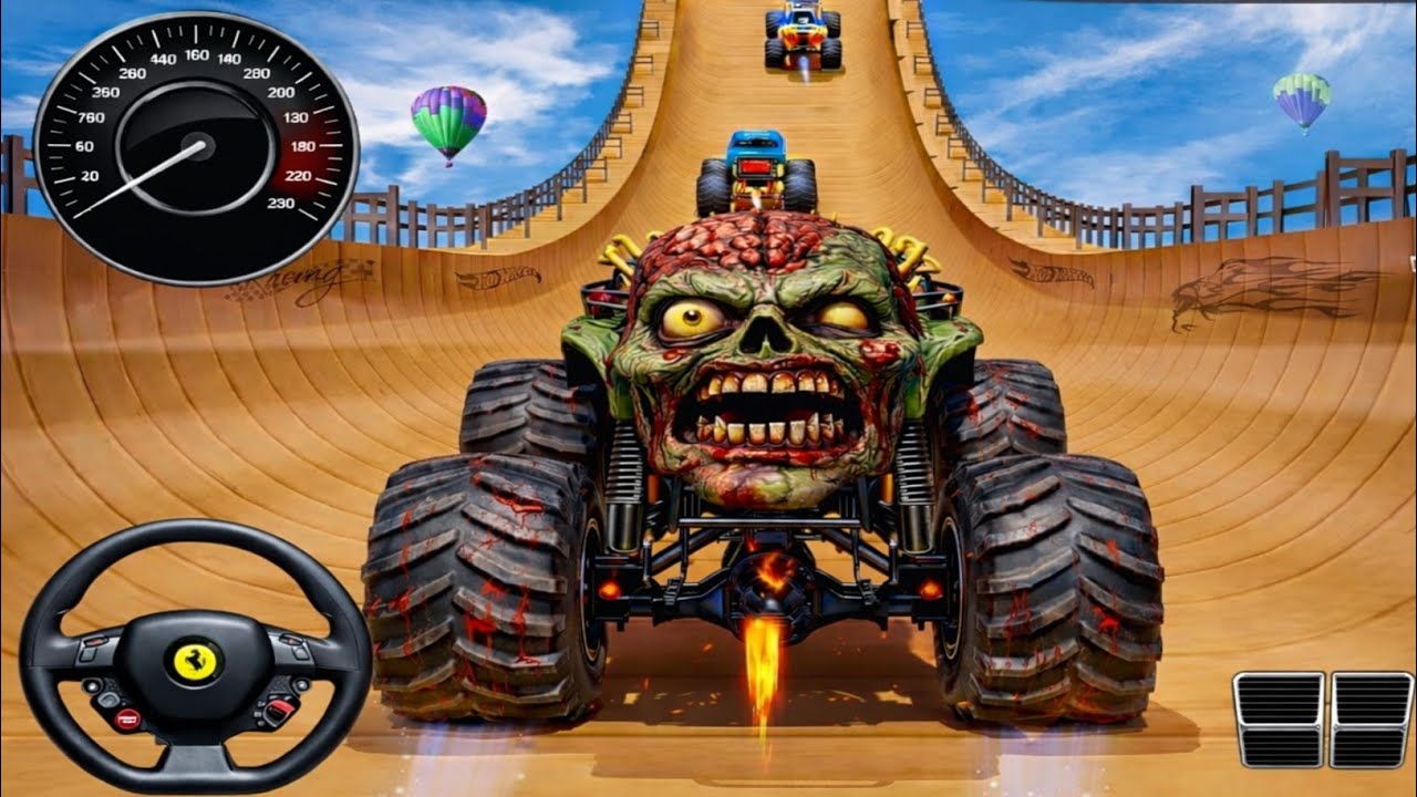 Monster Truck Mega Ramp Extreme Racing - Monster Truck Mega Ramp Racing - Android Gameplay 