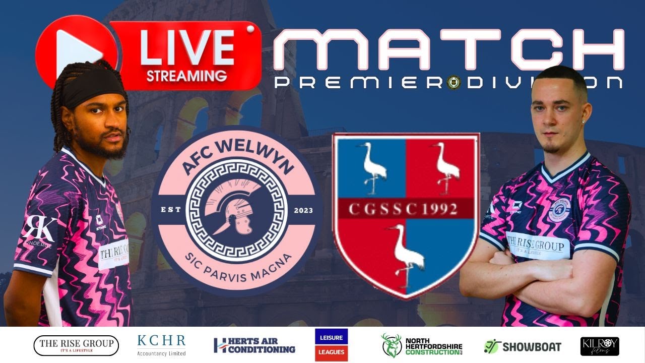 AFC Welwyn Vs Crawley Green FC | LIVE MATCH