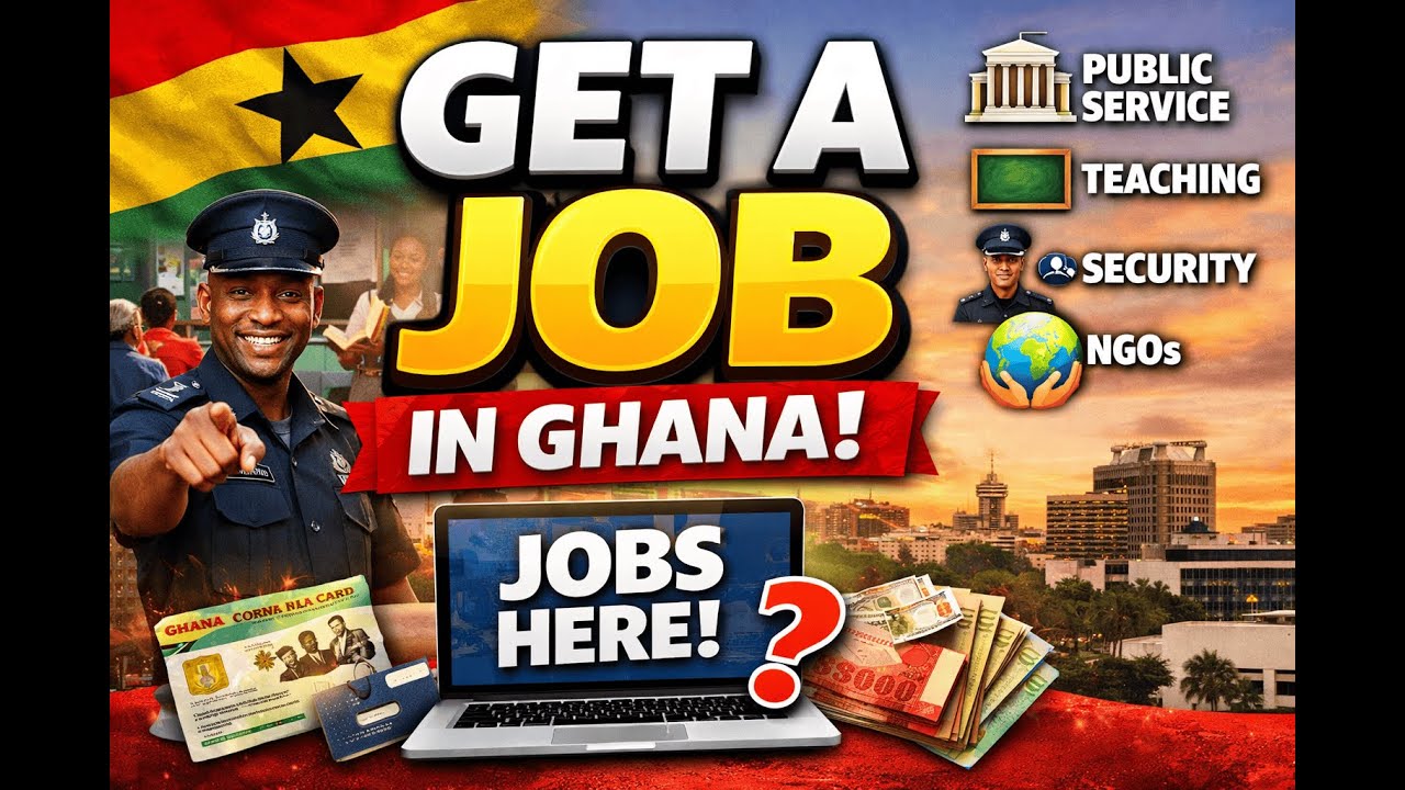 How to Apply for Jobs in Ghana | Public Service, Teaching, Security & NGO Jobs 2026