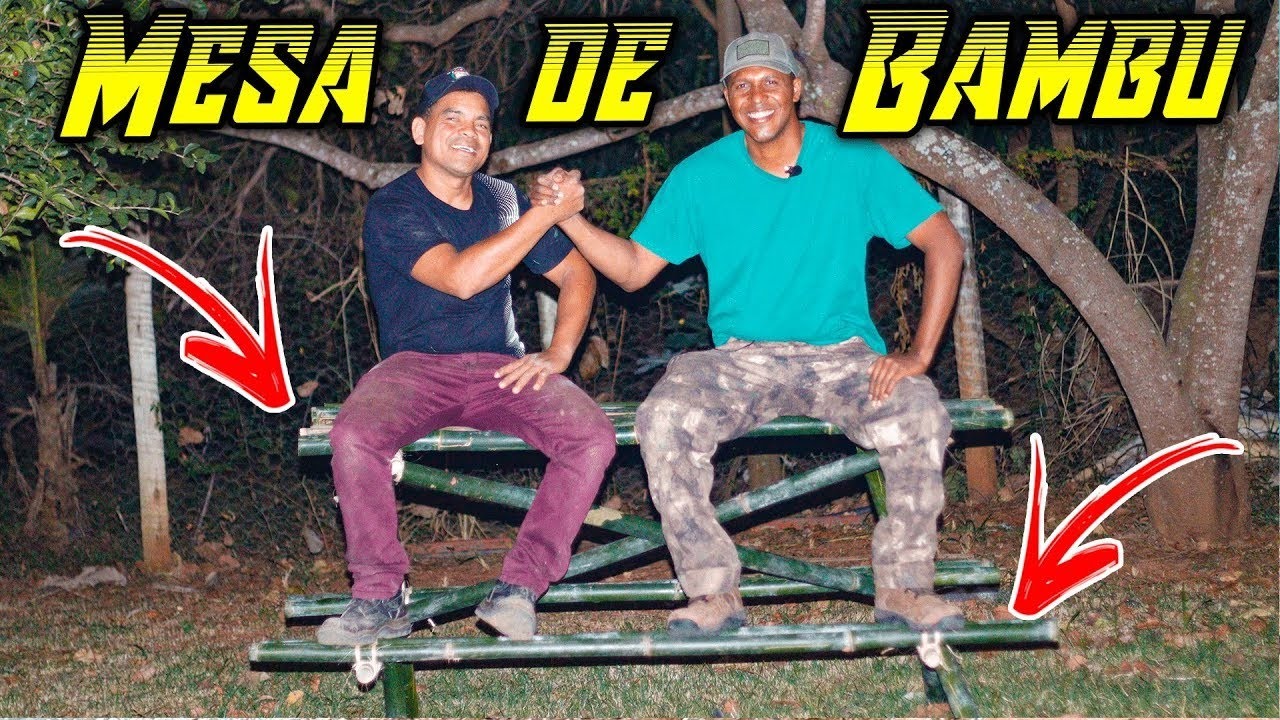 Mesa de Bambu - Nós e Amarras na Prática - Ep.05 #desbravadores #sobrevivência #bushcraft