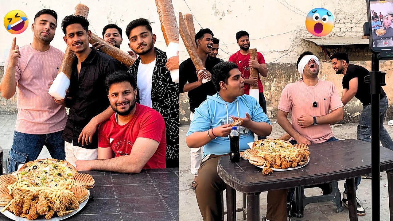 Hit The Stick On The Back Challenge 😱🥲|  #vlog #shoot   #sahilkhannt | Shahid Saifi NT | #fun #hit