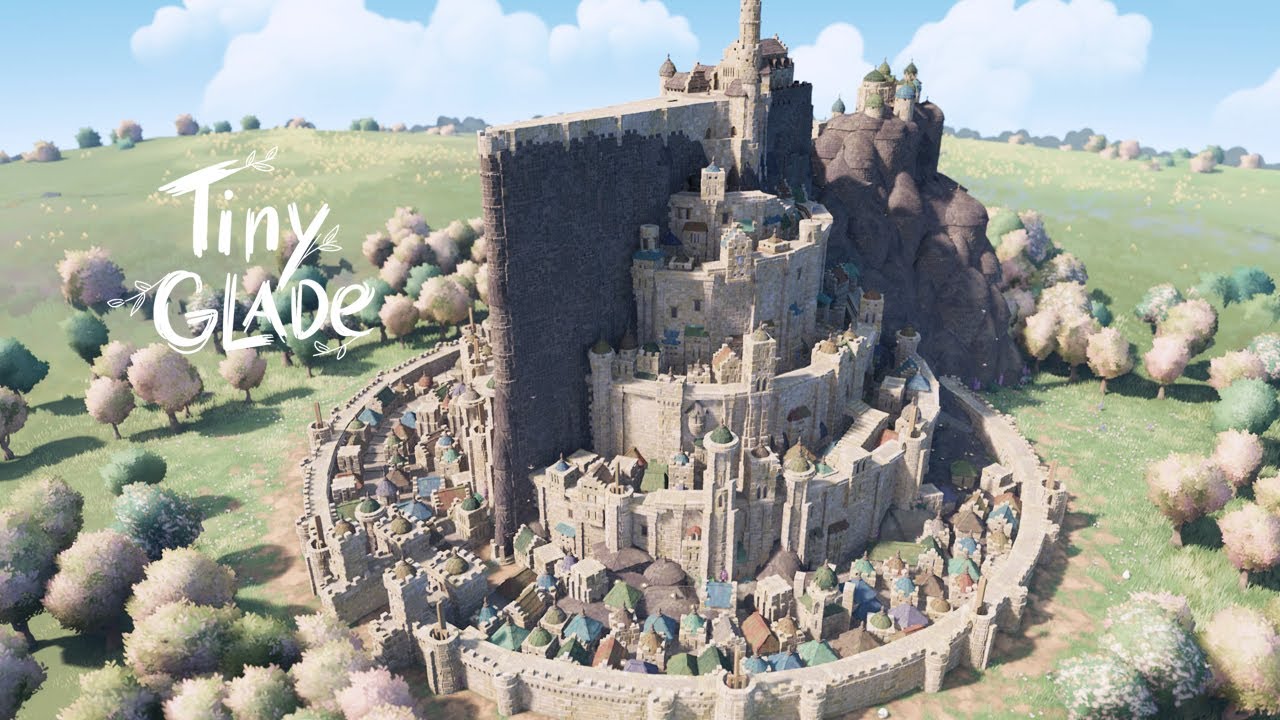 I built Minas Tirith in Tiny Glade