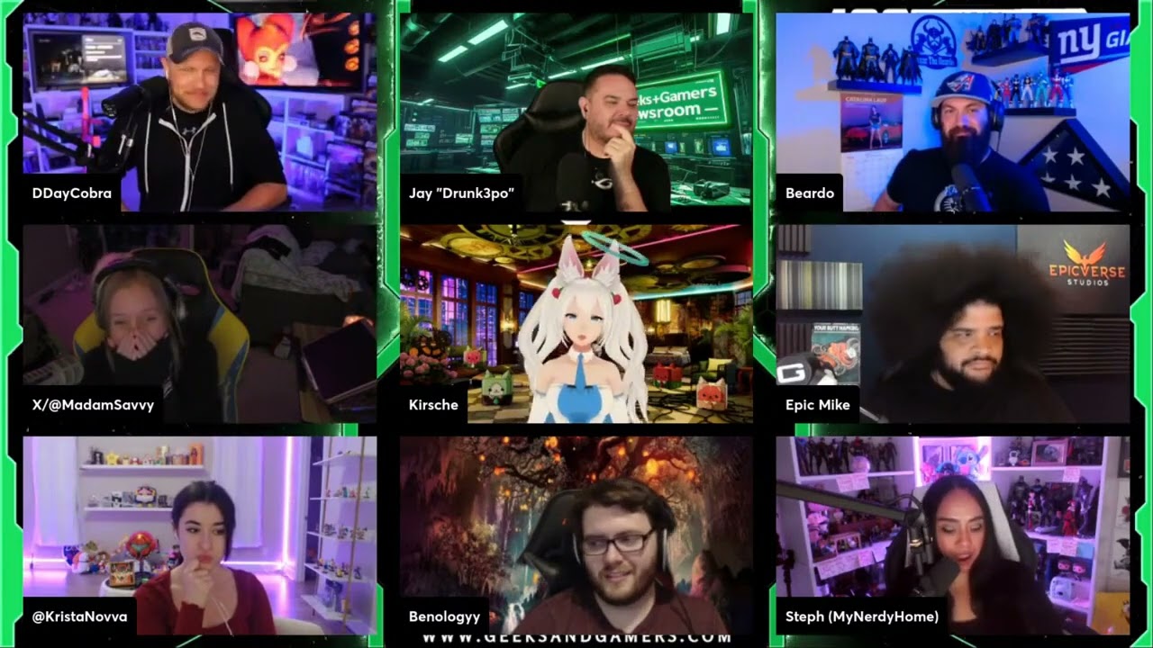 Kirsche talks about her mother on Geeks + Gamers