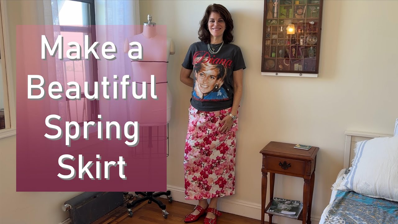 Sew-along with me the Grasser skirt pattern 1018 | spring is here!