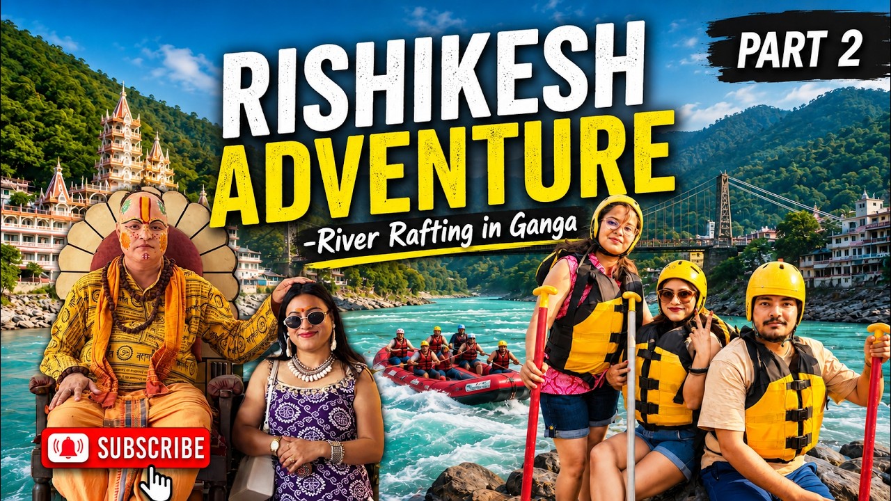 RISHIKESH ADVENTURE🔥| Part 2 | River Rafting in Ganga |Full Adventure Vlog | Just Dreamy Girl