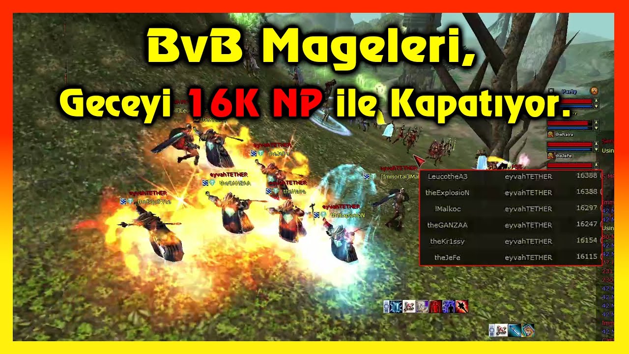 Knight Online PK | BvB Mageleri, Geceyi 16K NP ile Kapatıyor.