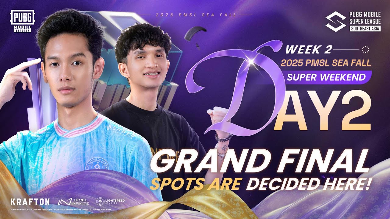 [EN] 2025 PMSL SEA W2 SuperWeekeend D2 | Fall |GRAND FINALS SPOTS ARE DECIDED HERE!